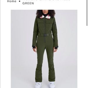 Perfect Moment One-Piece Ski Suit Onsie Green